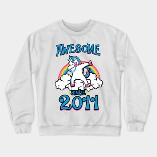 Awesome since 2011 Crewneck Sweatshirt